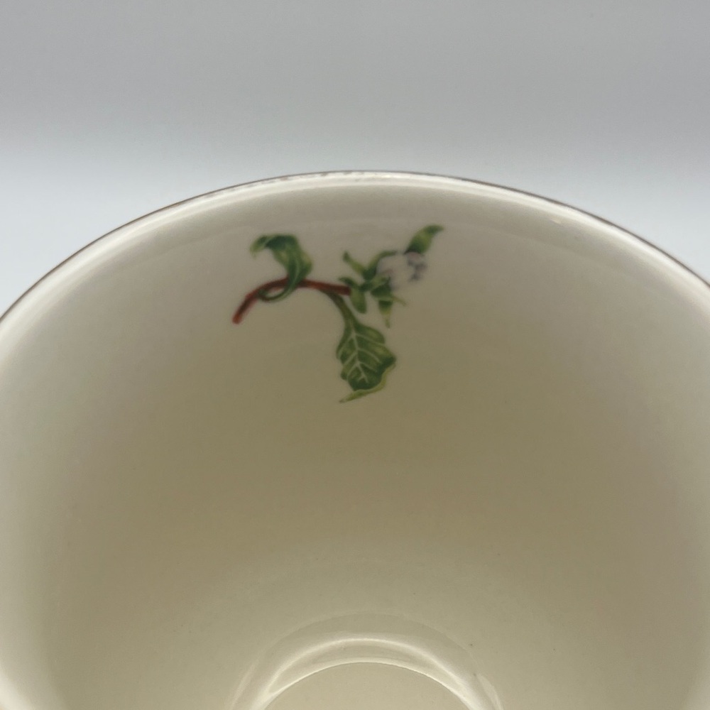 Anthropologie x Lou Rota “E” Elephant Mug with Gold Trim - Picture 12 of 14